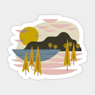 Alpine Forest Sticker